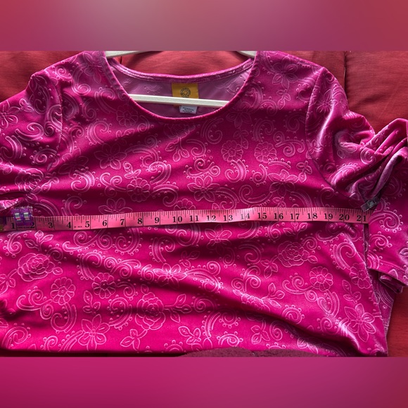 Ruby Rd. Pink Floral Top - Picture 6 of 8